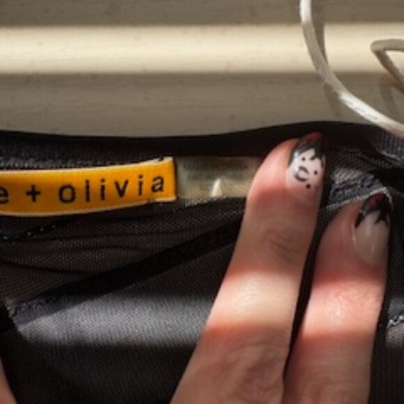 Alice + Olivia Cocktail Dress Silk and Sequin - Picture 8 of 9